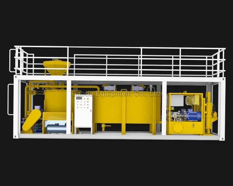 Gaodetec GGP1000/4000/2x165/30PL-E Automatic Grouting Station for Pipe Jacking and Micro Tunneling